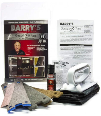 Barry's Restore It All Products - Scratch-B-Gone Homeowner Kit | The #1 selling kit used to remove scratches, rust, discoloration and more from non-coated Stainless Steel!