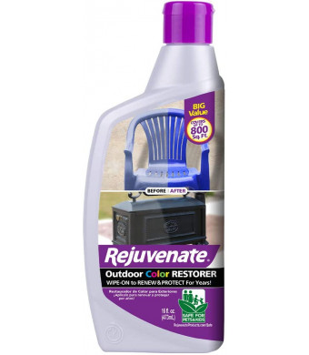 Rejuvenate Outdoor Color Restorer Instantly Restores Faded Sun-Damaged and Oxidized Possessions and Protects from Future Wear 16oz