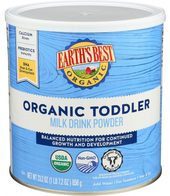 Earth's Best Organic Toddler Milk Drink Powder, Natural Vanilla, 21 oz