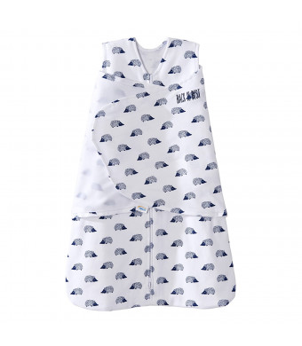 Halo Sleepsack 100% Cotton Swaddle, Navy Hedgehog, Small