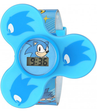 Sonic the Hedgehog Quartz Plastic Strap, Blue, 15.5 Casual Watch (Model: SNC4016)