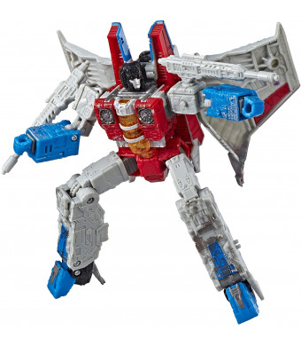 Transformers Toys Generations War for Cybertron Voyager Wfc-S24 Starscream Action Figure - Siege Chapter - Adults and Kids Ages 8 and Up, 7"