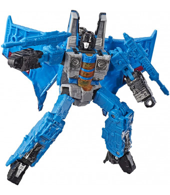 Transformers Toys Generations War for Cybertron Voyager WFC-S39 Thundercracker Action Figure - Siege Chapter - Adults and Kids Ages 8 and Up, 7-inch