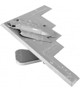 Fascinations Metal Earth ICONX B-2A Spirit Stealth Bomber 3D Metal Model Kit