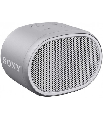 Sony SRS-XB01 Compact Portable Bluetooth Speaker: Loud Portable Party Speaker - Built in Mic for Phone Calls Bluetooth Speakers - Gray- SRS-XB01