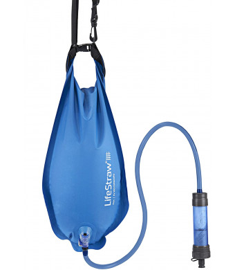 LifeStraw Flex Advanced Water Filter with Gravity Bag - Removes Lead, Bacteria, Parasites and Chemicals