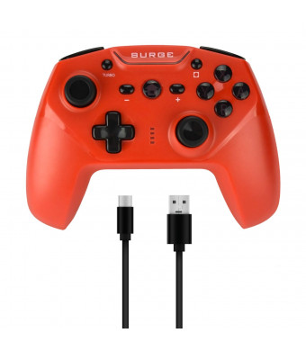 Surge Switchpad Pro Wireless Controller for Nintendo Switch - Red - Nintendo Switch