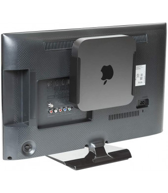 HIDEit MiniU Mac Mini Mount - Mount for Mac Mini (Black) - US Patented Wall Mount, Under Desk Mount and VESA Mount - No Ugly Tabs or Unnecessary Bulk - Designed in The USA