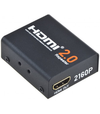 4K2K 1080P 3D HDMI Booster, JerGO HDMI 2.0 Signal Amplifier Repeater Boost Up to 200ft Transmission Distance 18Gbps Bandwidth for HDTV,PS4, Oculus and More (HDMI 2.0)