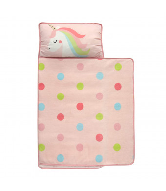 Lambs and Ivy Unicorn Nap Mat, Pink