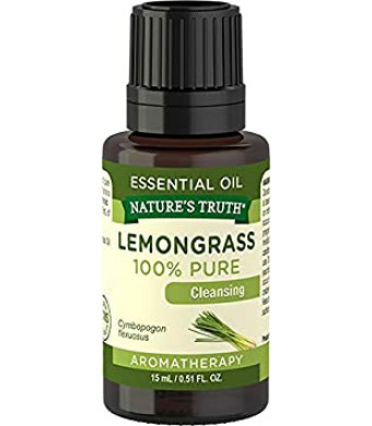 Nature's Truth 100% Pure Lemongrass Essential Oil, 0.51 Fluid Ounce