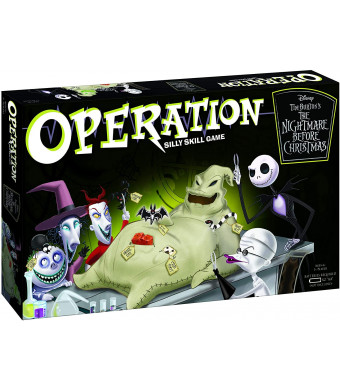 Operation Disney The Nightmare Before Christmas Board Game | Collectible Operation Game | Featuring Oogie Boogie and Nightmare Before Christmas Artwork