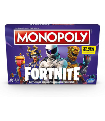 Hasbro Gaming Monopoly: Fortnite Edition Board Game Inspired by Fortnite Video Game Ages 13 and up