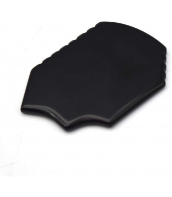 Gua Sha Tools, 100% Natural Obsidian Guasha Scraping Massage Tool, Facial Gua Sha Board, Helps Reduce Muscle Soreness and Relaxation