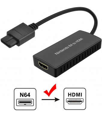 Nintendo 64 To HDMI Converter, HD Link Cable for N64, Nintendo 64 To HDMI Compatible Nintendo 64/ Game Cube/ SNES