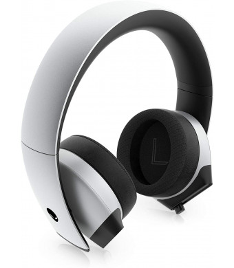 Alienware 7.1 PC Gaming Headset AW510H-Light: 50mm Hi-Res Drivers - Noise Cancelling Mic - Multi Platform Compatible(PS4,Xbox One,Switch) via 3.5mm Jack, Gray