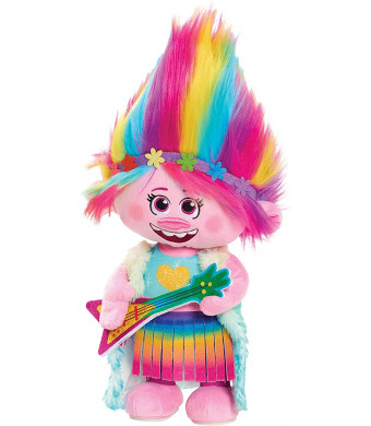 DreamWorks Trolls Trolls World Tour Dancing Poppy Feature Plush, Multi-Color