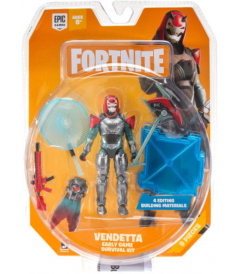 Fortnite Early Game Survival Kit 1 Figure Pack, Vendetta