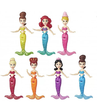 Disney Princess Ariel and Sisters Dolls Mermaid Dolls - 7Pk