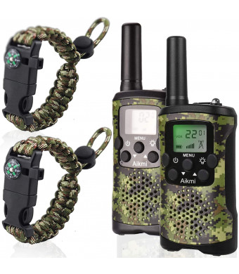 Kids Walkie Talkies Boy Toys - Gifts for Children Over 4 Years Old 22 Channel 2 Way Radio 3 Miles Long Range Fit Outdoor Adventure Game Camp Hunt Trip Girls Boys Birthday Gifts Toys Aged 5-13