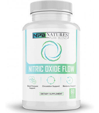 Nitric Oxide Supplements: Nature's Pure Blend - L-Arginine and L-Citrulline - 1500MG - Nitric Oxide Booster - Blood flow, Muscle growth, Energy - Essential Amino Acids for physical training support