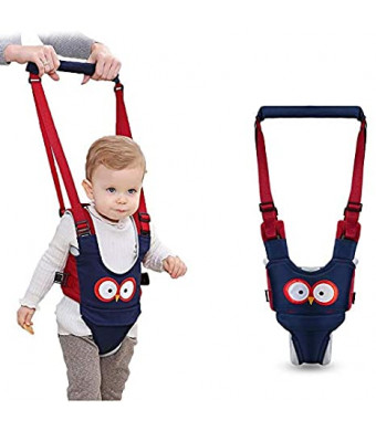 Baby Walking Harness - Handheld Kids Walker Helper - Toddler Infant Walker Harness Assistant Belt - Help Baby Walk - Child Learning Walk Support Assist Trainer Tool - for 7-24 Month Old (Blue)