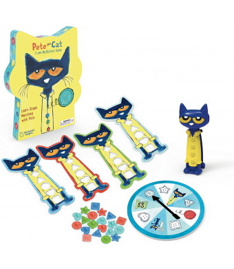 Educational Insights Pete the Cat I Love My Buttons Game - Preschool Shapes Matching Game