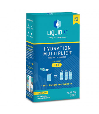 Liquid I.V. Hydration Multiplier, Electrolyte Powder, Supplement Drink Mix Lemon Lime