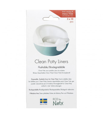 Eco by Naty Clean Potty Flushable Biodegradable Liners