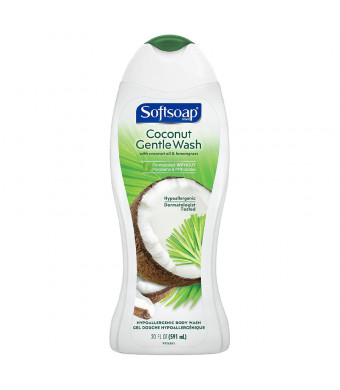 Softsoap Gentle Body Wash Coconut Oil & Lemongrass