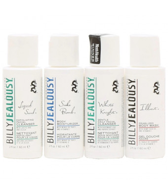 Billy Jealousy Cleanser, Moisturizer, Body Wash Set