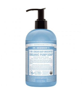 Dr. Bronner's 4-IN-1 Sugar Organic Pump Soap Unscented