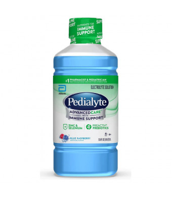 Pedialyte AdvancedCare Electrolyte Solution Blue Raspberry