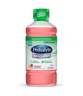 Pedialyte AdvancedCare Electrolyte Solution Strawberry Lemonade