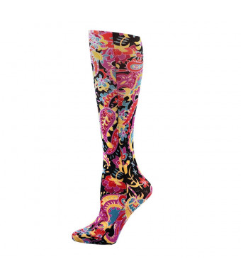 Celeste Stein 8-15mmHg Vintage Paisley Therapeutic Compression Socks