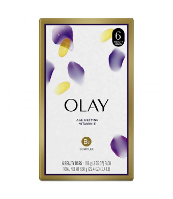 Olay Moisture Outlast Beauty Bars Vitamin E  and Vitamin B3 Complex 6 bars, 3.75 oz each