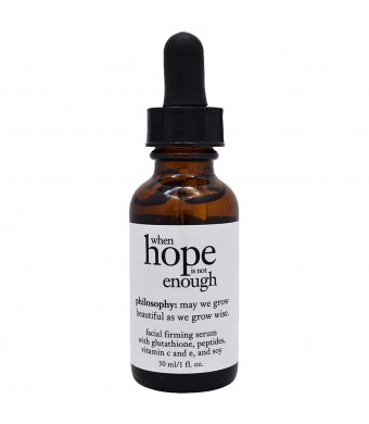 philosophy When Hope Is Not Enough Face Serum