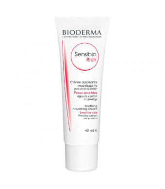 BIODERMA Sensibio Rich Soothing Moisturizing Cream- Sensitive to Intolerant Skin