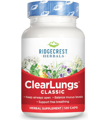 Clear Lungs Classic - Red Label - 120 Capsules