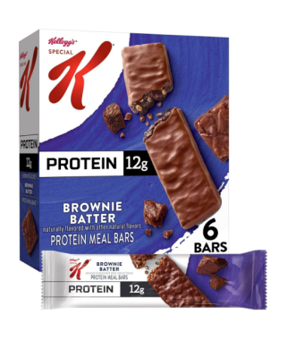 Special K Protein Meal Bars, Brownie Batter, 9.5 oz (6 Count)