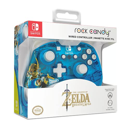 Rock Candy Wired Gaming Switch Pro Controller - Zelda