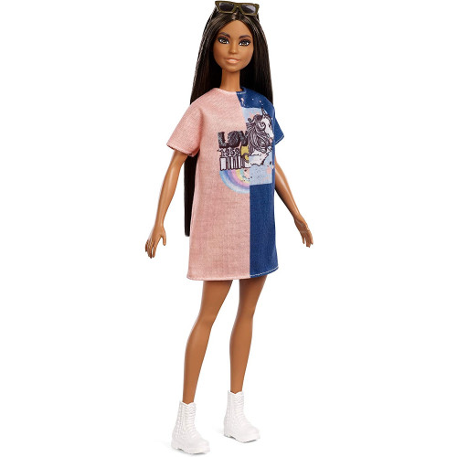 Barbie Fashionistas Doll, Tall with Long Dark Hair