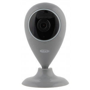 Graco Wifi Baby Monitor With Night Vision, Motion Detection and 2 Way Audio, Featured in Color Gray