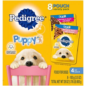 Pedigree Choice Cuts Puppy Wet Food Pouches, 3.5 oz.