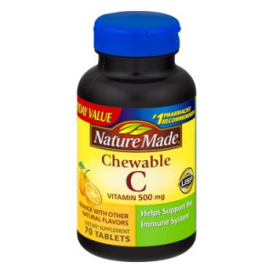 Nature Made Vitamin Chewable C 500 mg - 70 CT