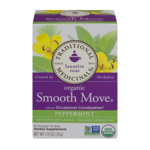Traditional Medicinals Organic Smooth Move Tea Bags, Peppermint, 16 Ct