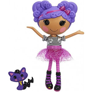 Lalaloopsy Doll- Storm E. Sky and Cool Cat, 13" Rocker Musician Doll with Purple Hair, Pink/Black Outfit & Accessories, Reusable House Playset- Gifts for Kids, Toys for Girls Ages 3 4 5+ to 103 Years