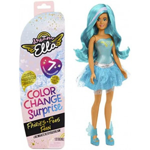 MGA Entertainment Dream Ella Color Change Surprise Fairies - DreamElla | Teal 11.5" Fashion Doll,Blue,578017EUC