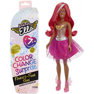 MGA's Dream Ella Color Change Surprise Fairies, Yasmin Pink Fashion Doll with 7+ Surprises Including Outfit & Accessories, Castle Play Pretend Gift for Kids, Toys for Girls & Boys Ages 3 4 5+ Years