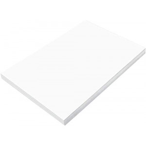 Prang (Formerly SunWorks) Construction Paper, Bright White, 12" x 18", 100 Sheets